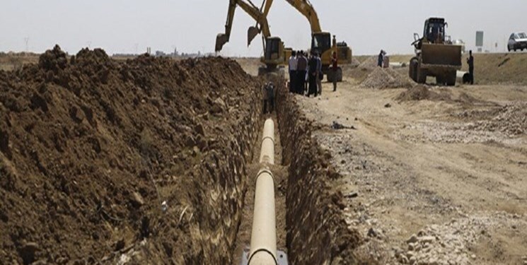 توسعه ۴۷۰ متر شبکه توزیع آب در «ایوان»